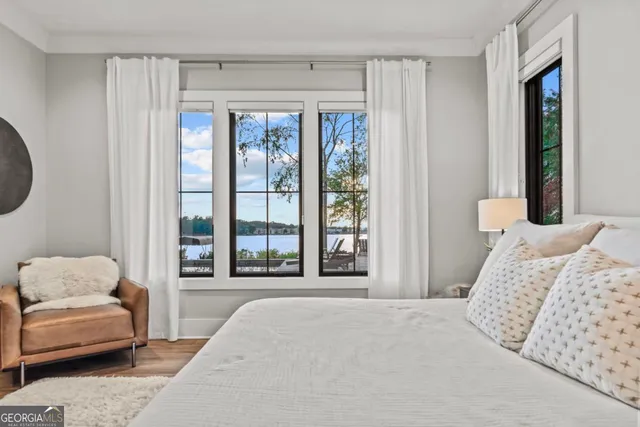 a view of a chairs and table in backyard