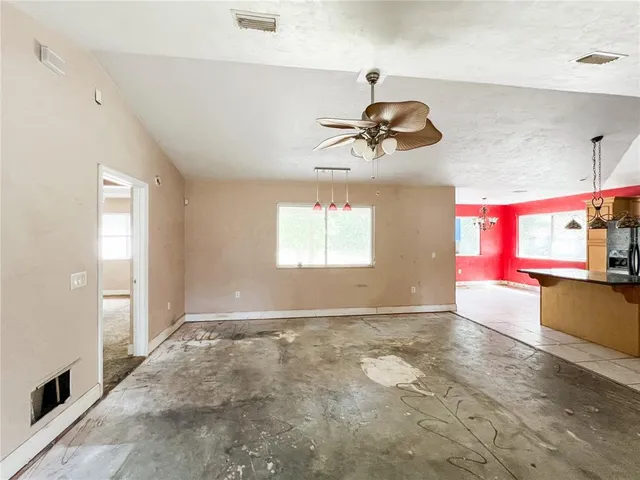 a view of an empty room