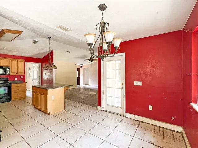 a view of an empty room