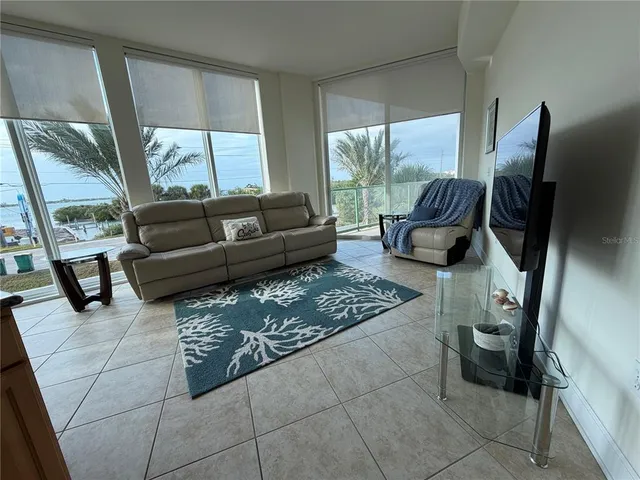 a room with view of living room