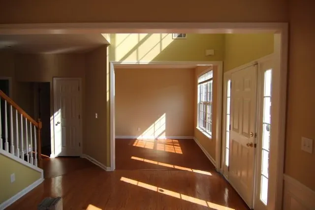 a view of an entryway door