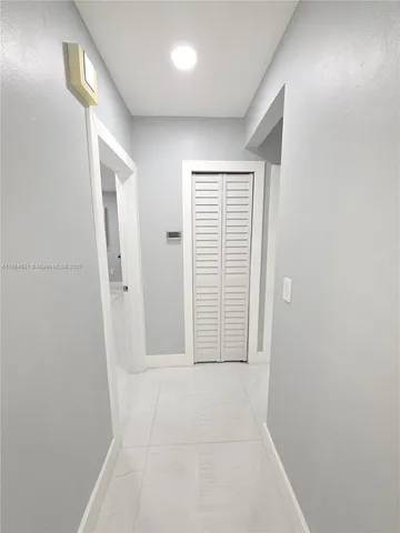 an entryway with a window