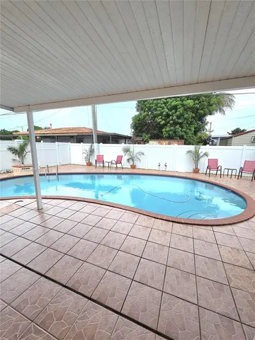 a view of a swimming pool