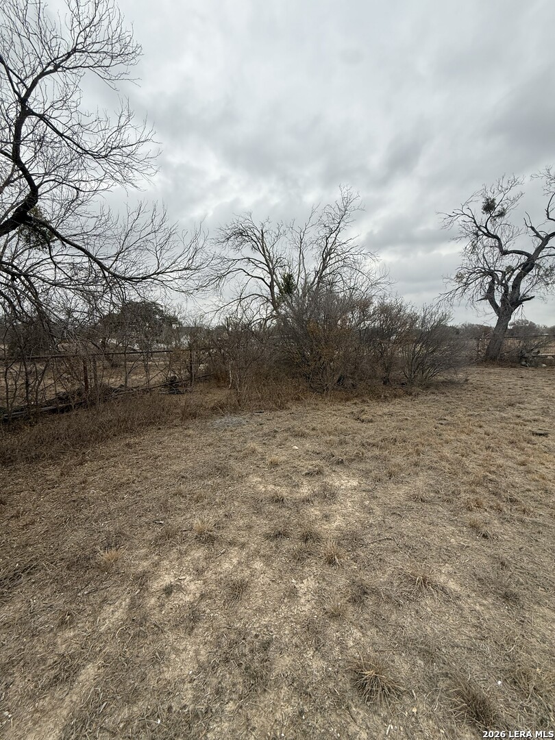 290 Strasbourg Street Castroville, TX 78009 - Photo 3 of 5 a view of a dry yard with trees