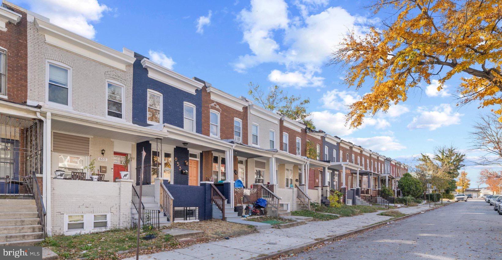 653 Bartlett Avenue Baltimore, MD 21218 - Photo 39 of 39 a front view of a building with street view