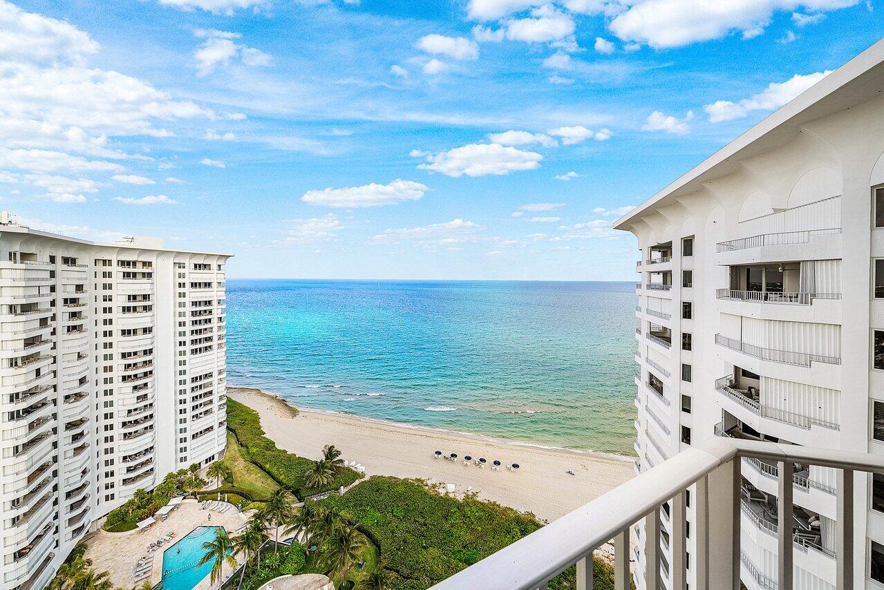 550 South Ocean Boulevard, Unit 2207 Boca Raton, FL 33432 - Photo 34 of 42 a view of ocean view with beach