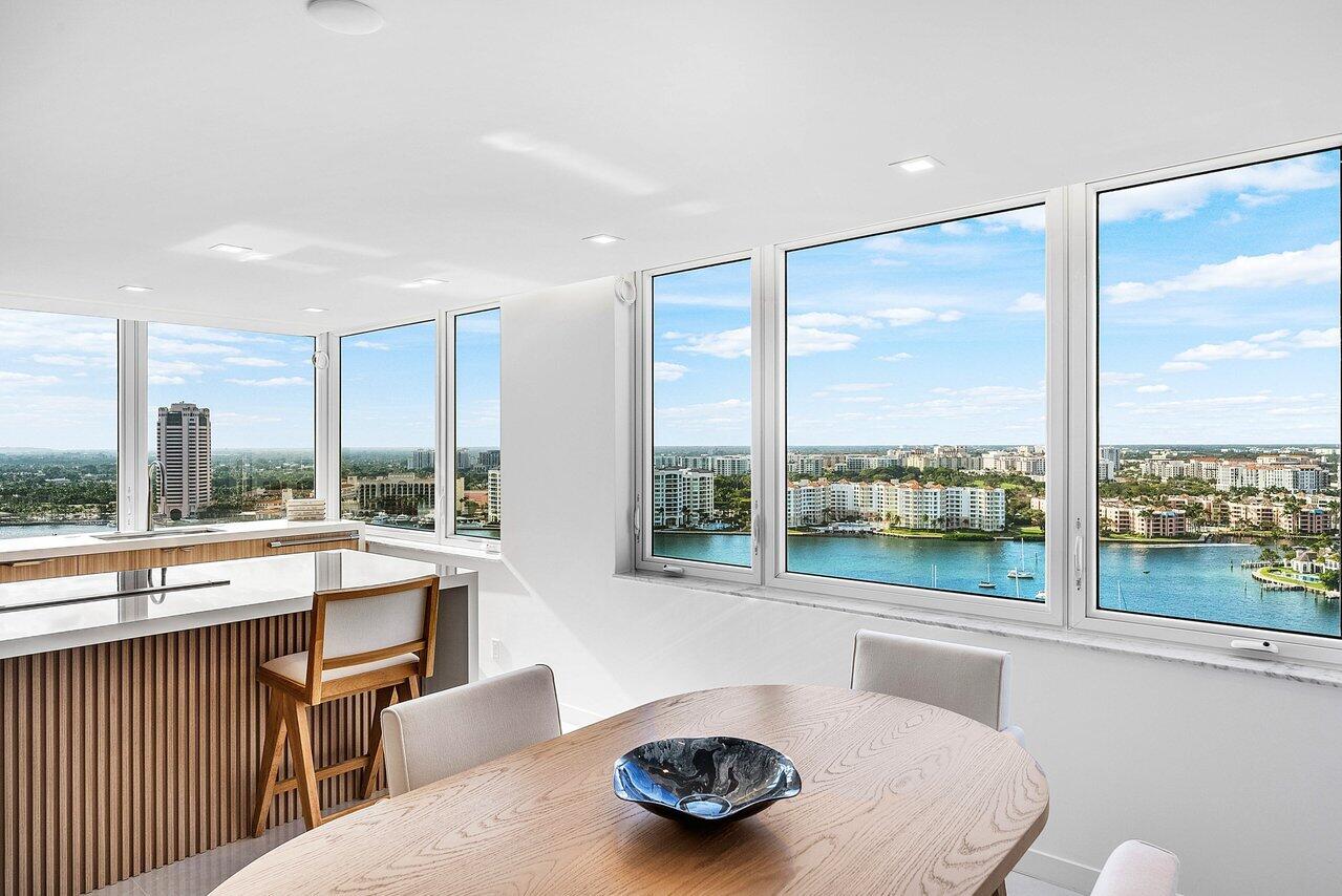 550 South Ocean Boulevard, Unit 2207 Boca Raton, FL 33432 - Photo 5 of 42 a living room with furniture and a large window