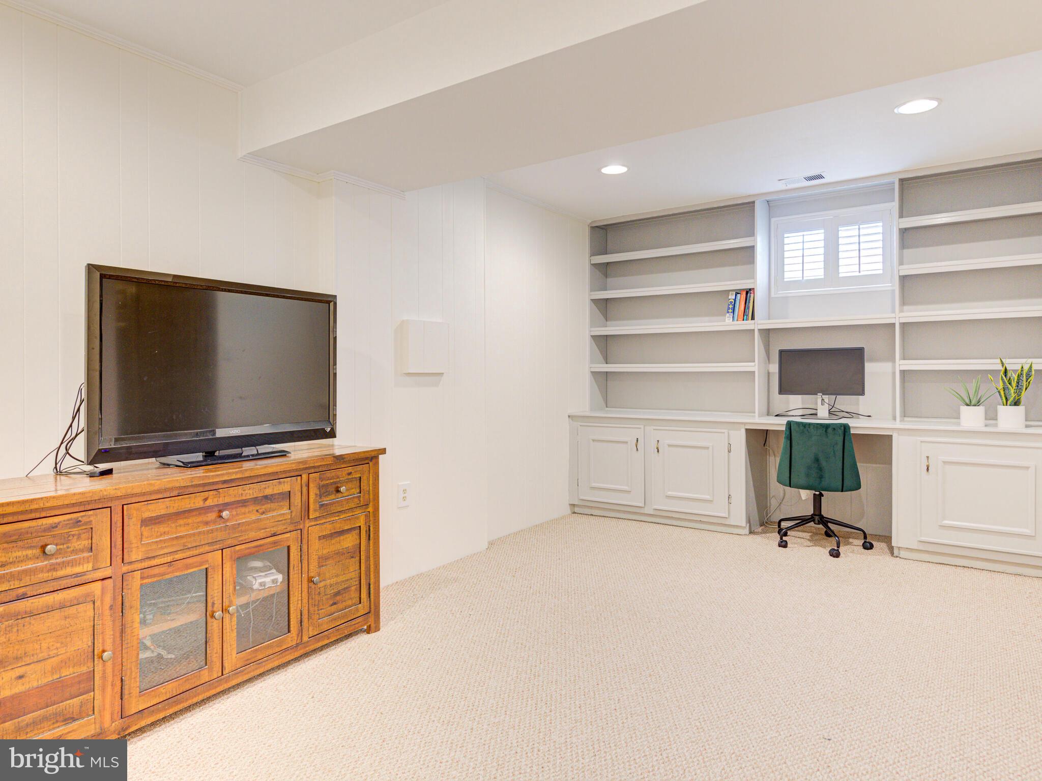 5271 Bradgen Court Springfield, VA 22151 - Photo 31 of 47 This room is carpeted and has recessed lighting