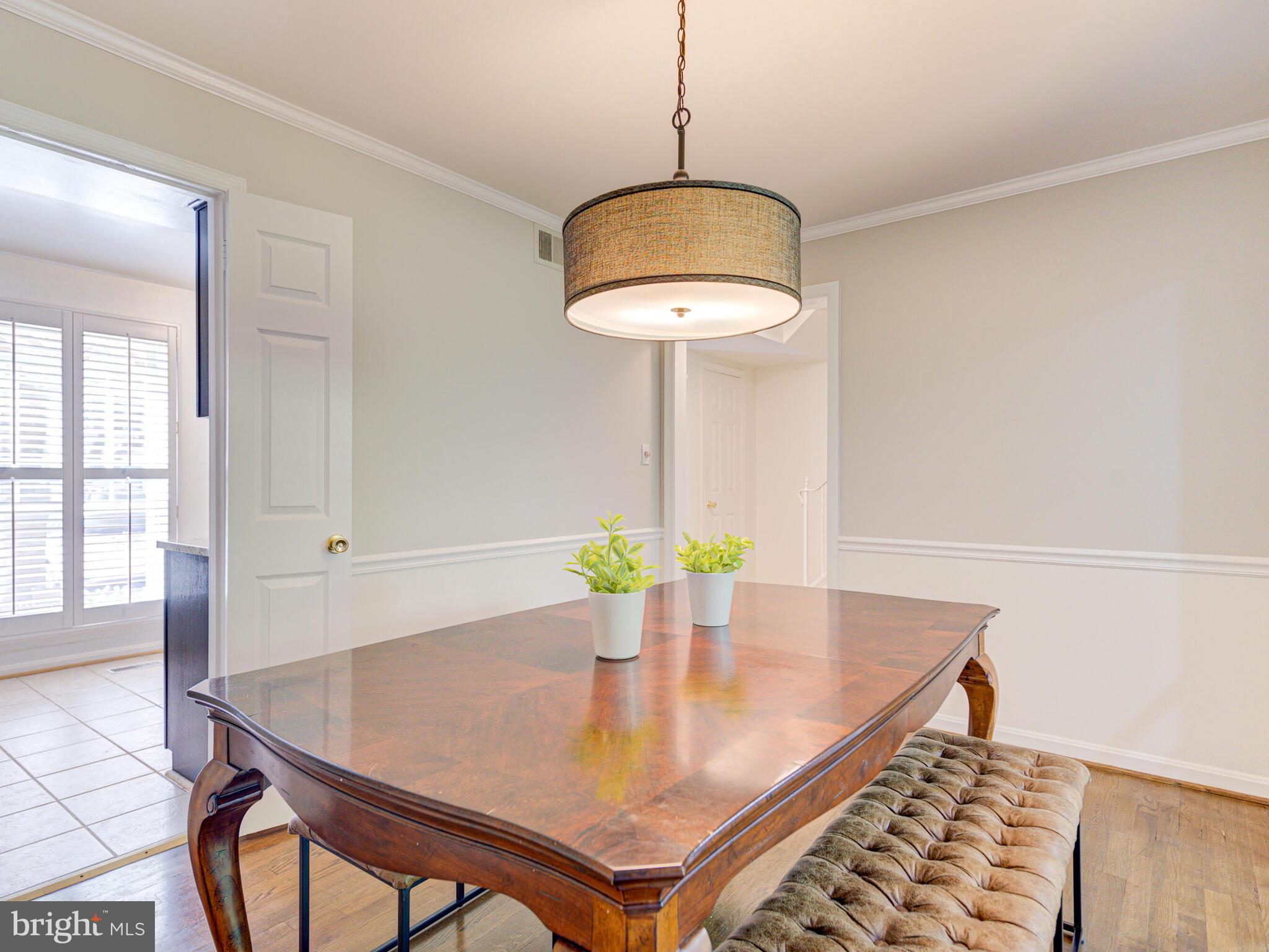 5271 Bradgen Court Springfield, VA 22151 - Photo 9 of 47 The Dining Room flows from the Kitchen
