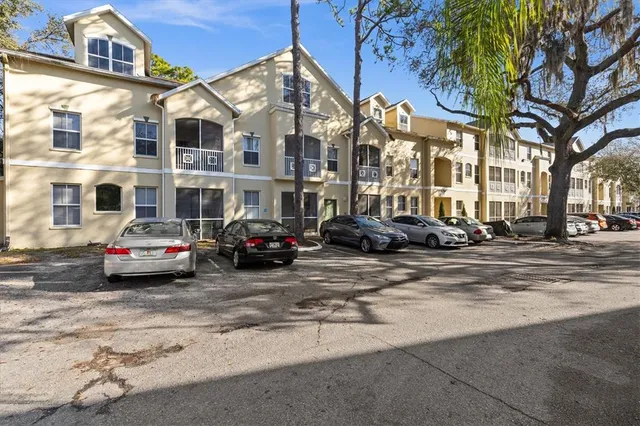 a cars parked in front of a building