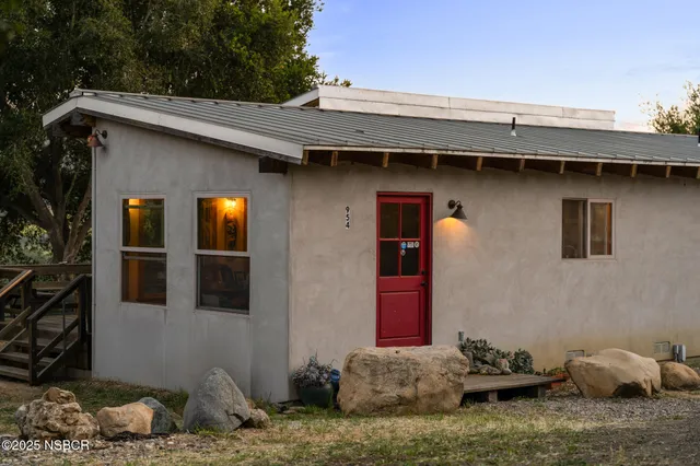 a backyard of a house