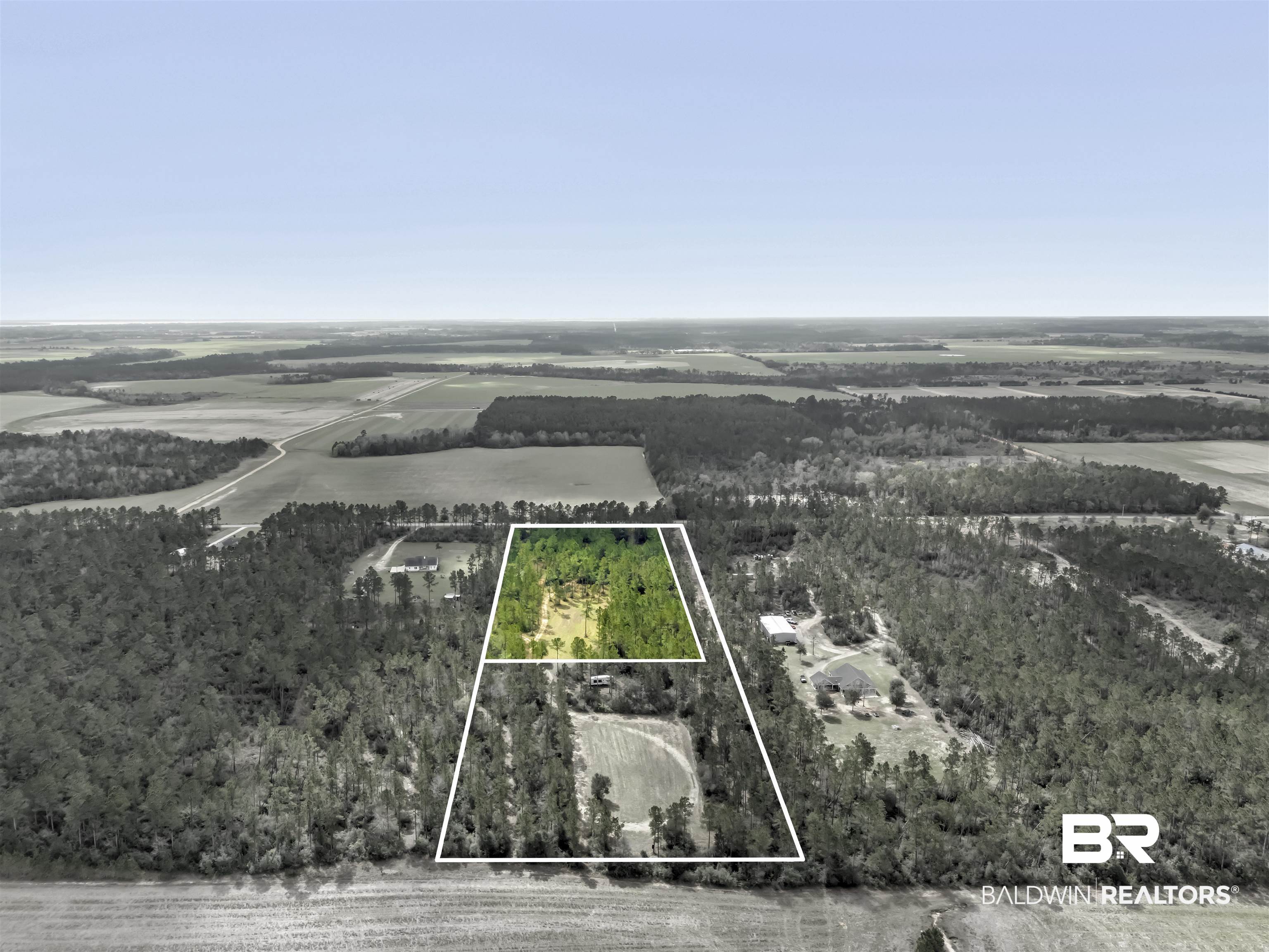 0 Gardner Road Elberta, AL 36530 - Photo 18 of 19 View of rural area featuring property parcel outlined and abundant farmland