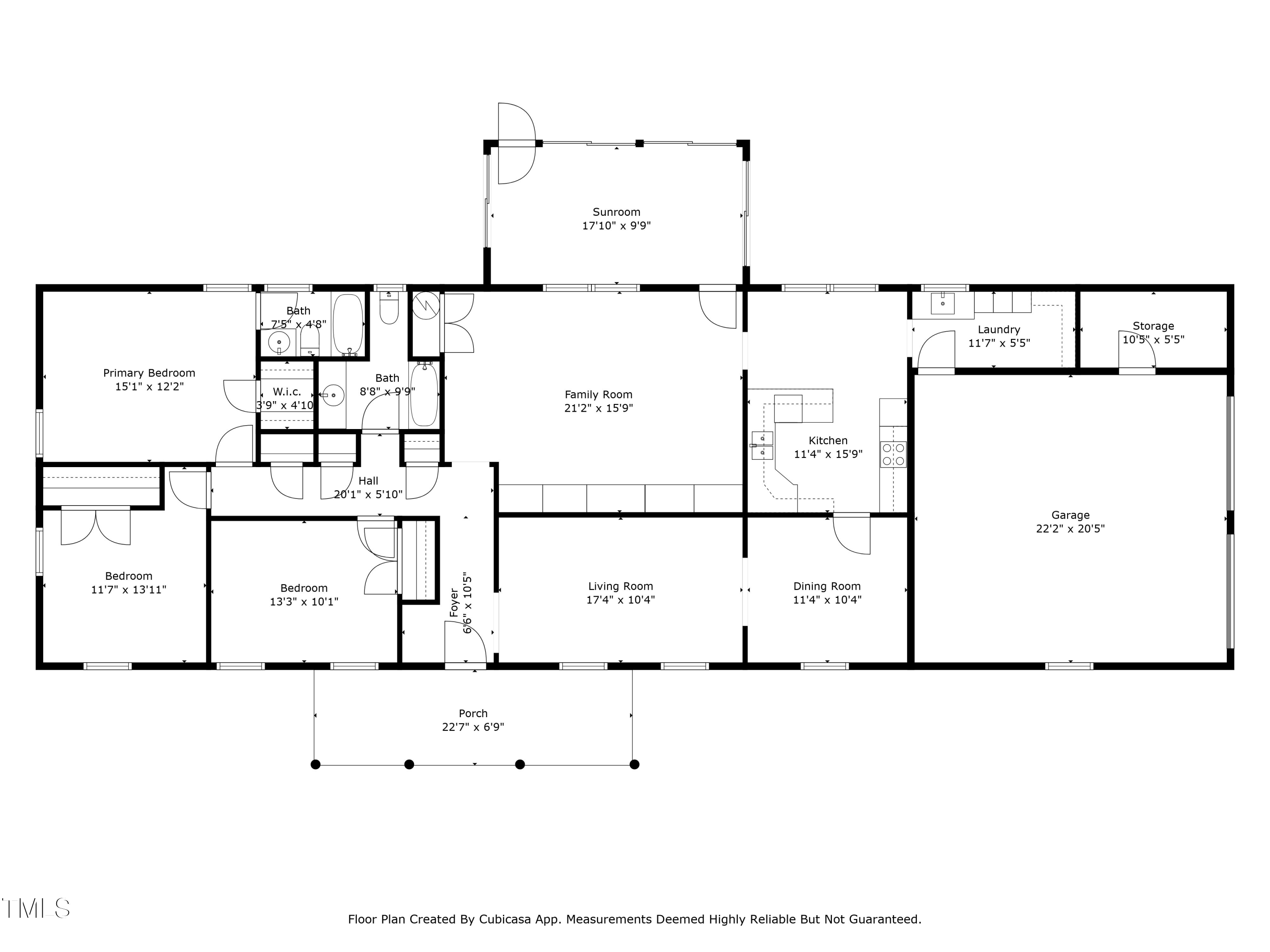 603 Warren Road Erwin, NC 28339 - Photo 38 of 38 a picture of floor plan