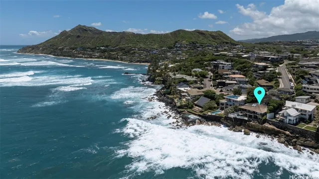 a view of a mountain view in the distance