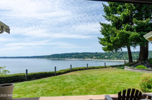 a view of lake with outdoor space