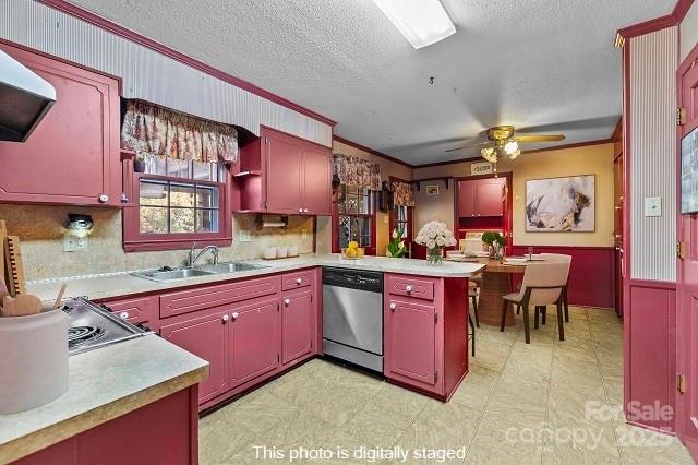 1214 Hawthorne Road Lancaster, SC 29720 - Photo 6 of 35 a kitchen with granite countertop a sink cabinets and window
