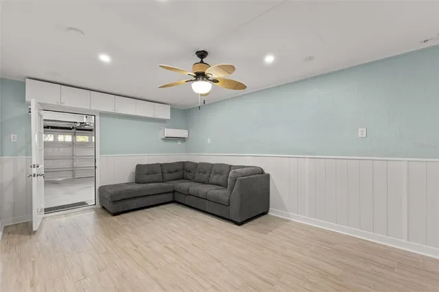 a view of a workspace with furniture