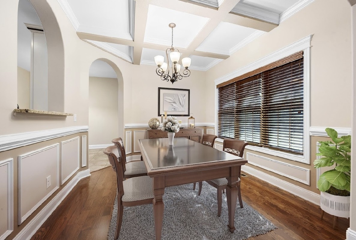 1789 Double R Boulevard Clarksville, TN 37042 - Photo 22 of 53 a view of a dining room with furniture window and wooden floor
