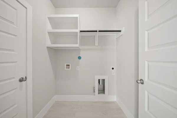 a view of a room with shelf