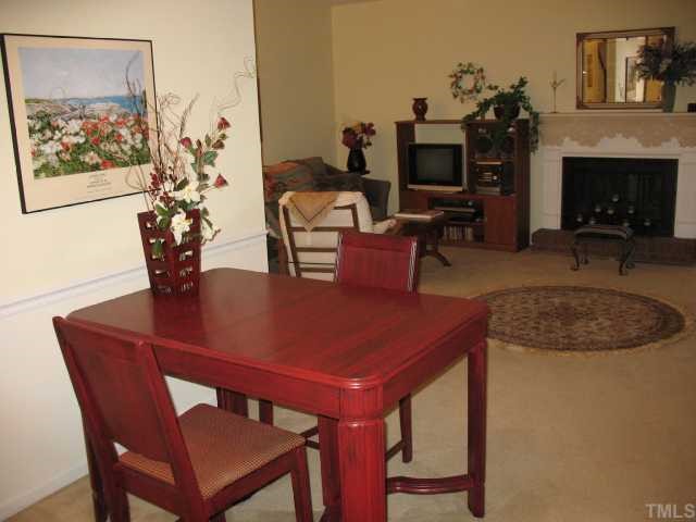 1333 Springlawn Court Raleigh, NC 27609 - Photo 4 of 11 Open Diningroom with view of Livingroom