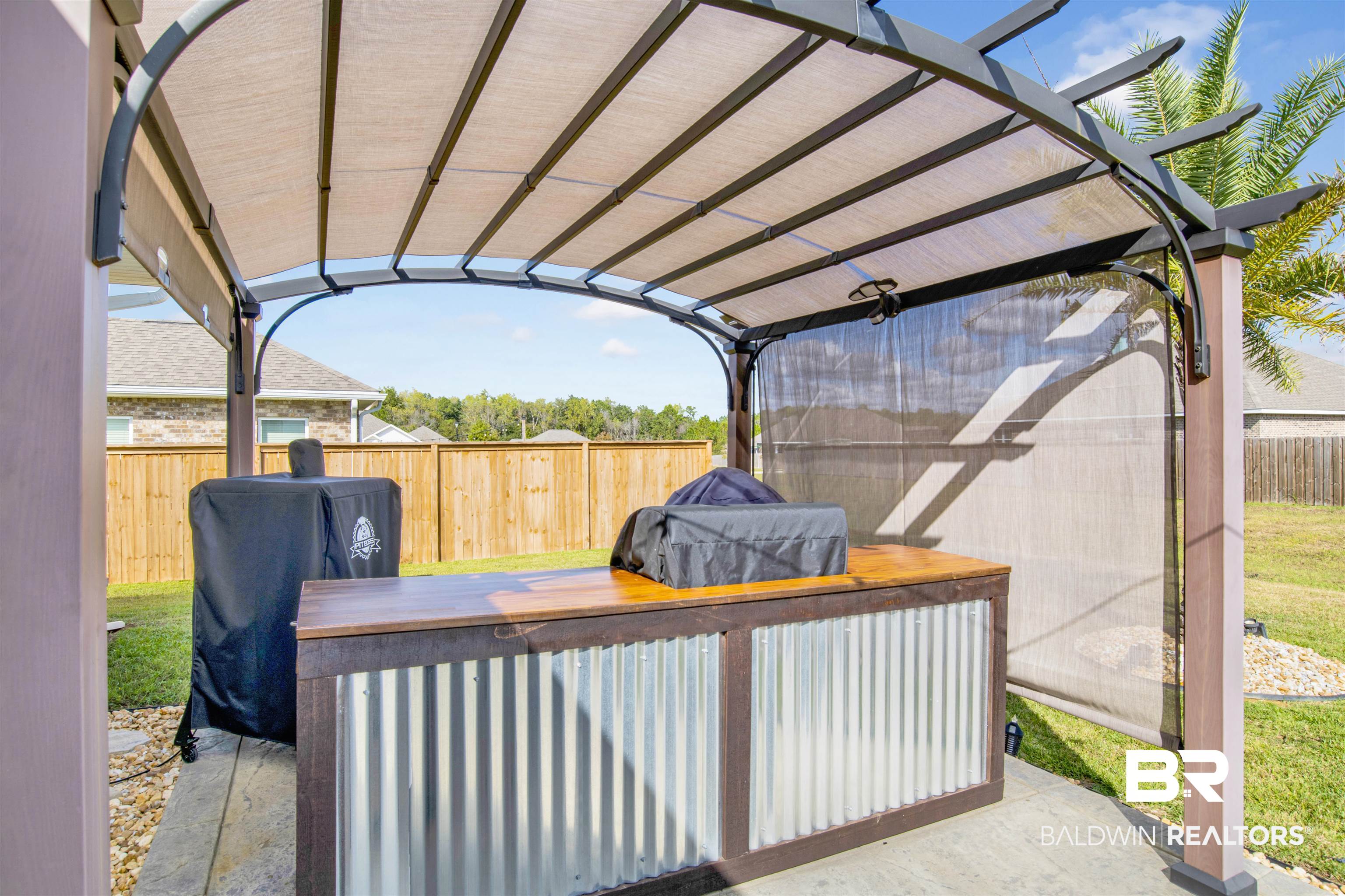 8507 Bronze Lane Foley, AL 36535 - Photo 29 of 48 Pergola with Built In BBQ