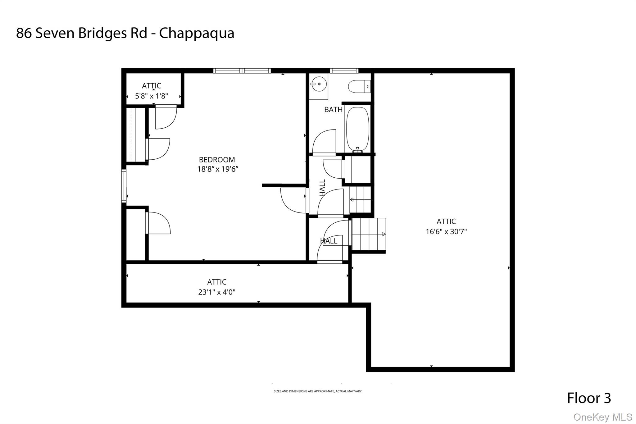 86 Seven Bridges Road Chappaqua, NY 10514 - Photo 33 of 33 a picture of a room with a floor to a white refrigerator and a window