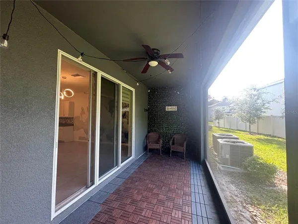 a view of a room with window