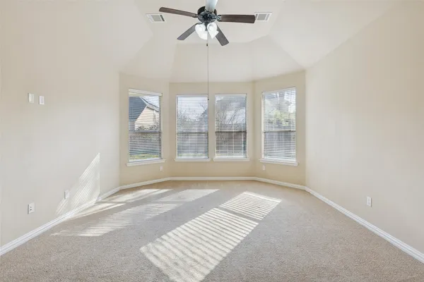 a view of a bedroom with closet area