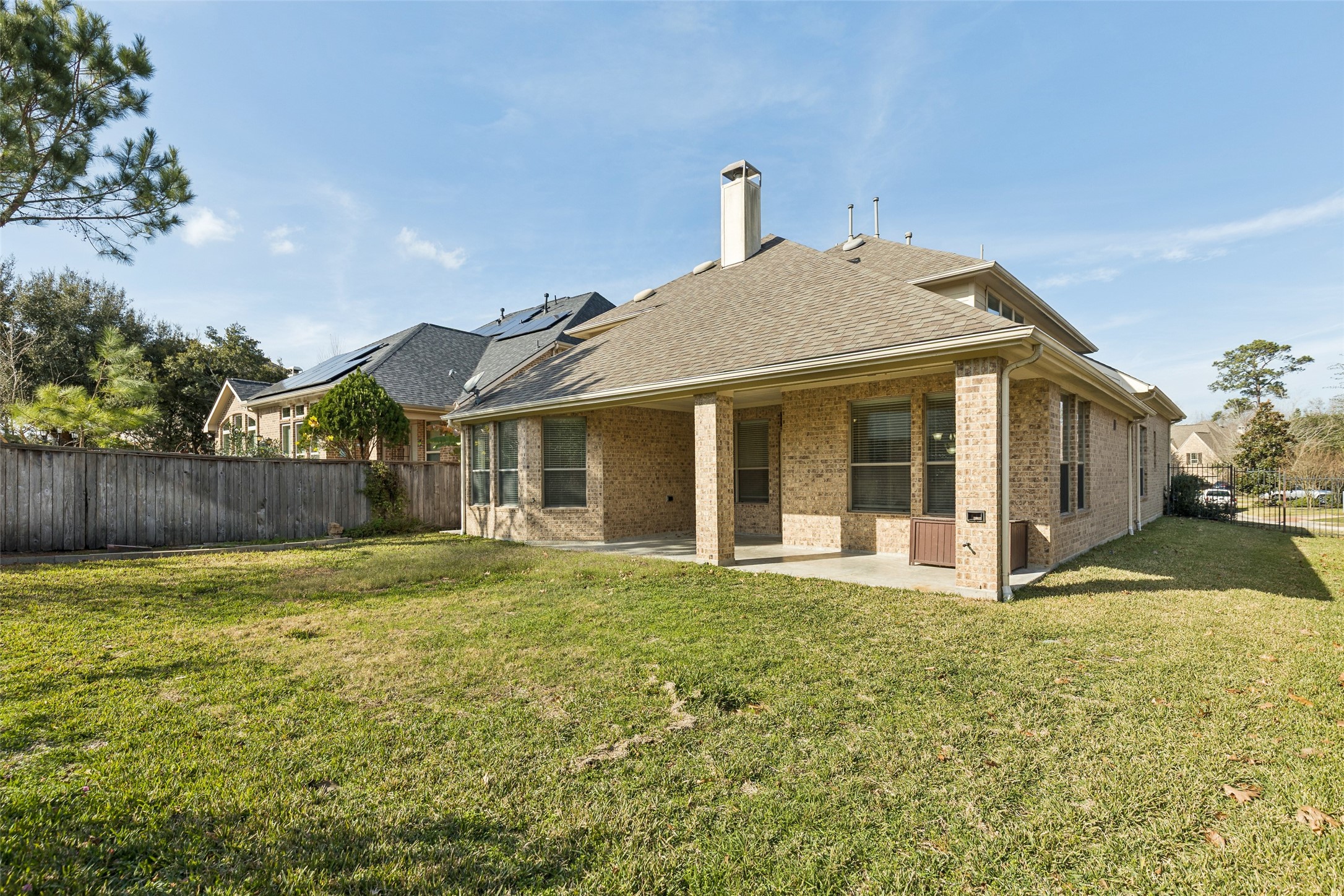 11 Vershire Circle Magnolia, TX 77354 - Photo 41 of 44 a view of a house with a yard and garage