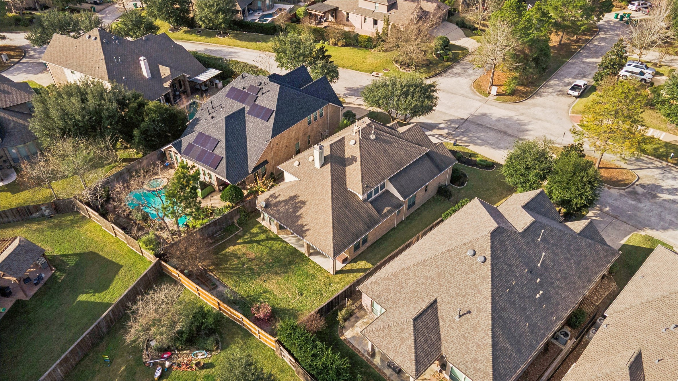 11 Vershire Circle Magnolia, TX 77354 - Photo 44 of 44 an aerial view of a house