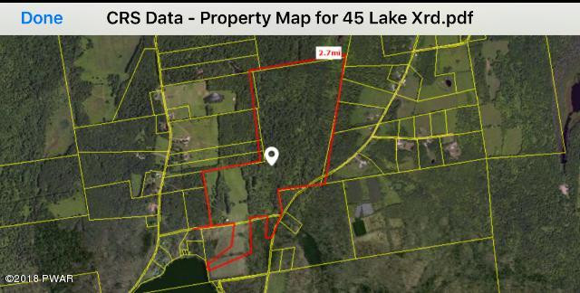45 Lake Cross Road Pleasant Mount, PA 18453 - Photo 7 of 46 CURRENT MAP OF ENTIRE PROPERTY