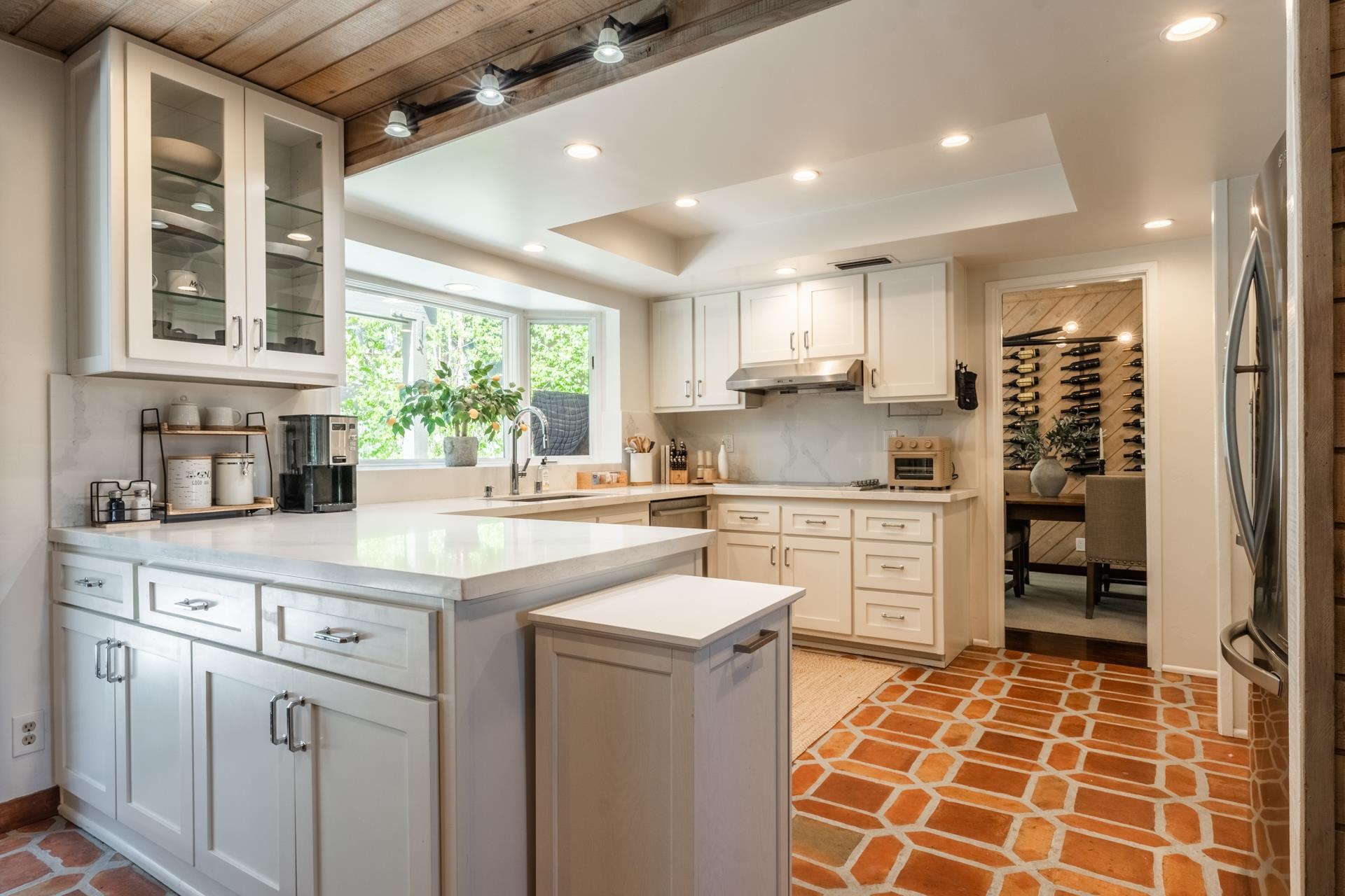 274 Silver Tip Lane Mammoth Lakes, CA 93546 - Photo 14 of 52 a kitchen with cabinets appliances and a counter top space