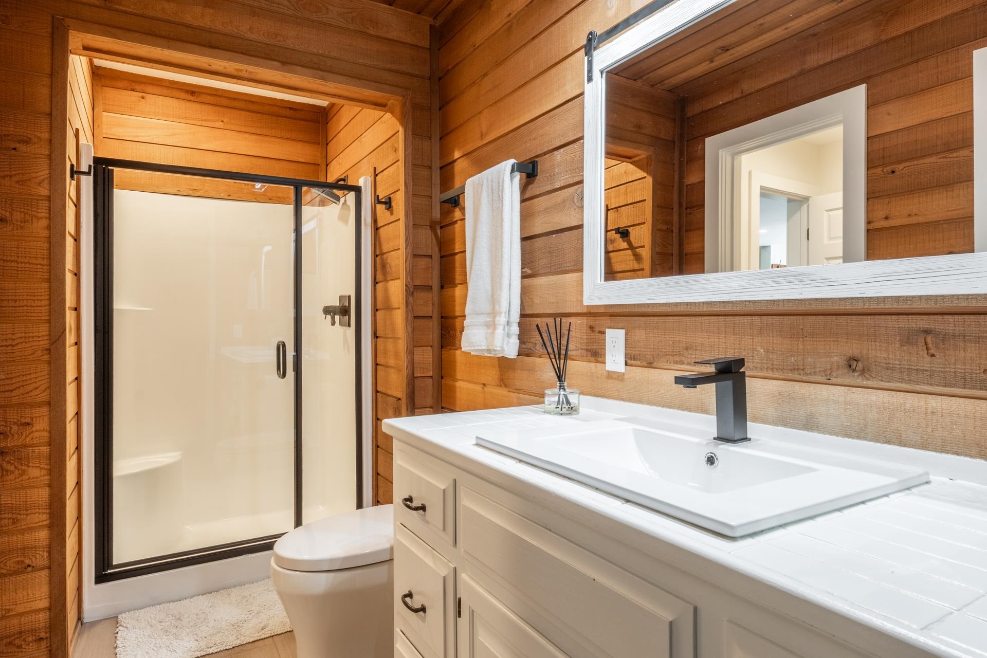 274 Silver Tip Lane Mammoth Lakes, CA 93546 - Photo 30 of 52 a bathroom with a sink and a mirror