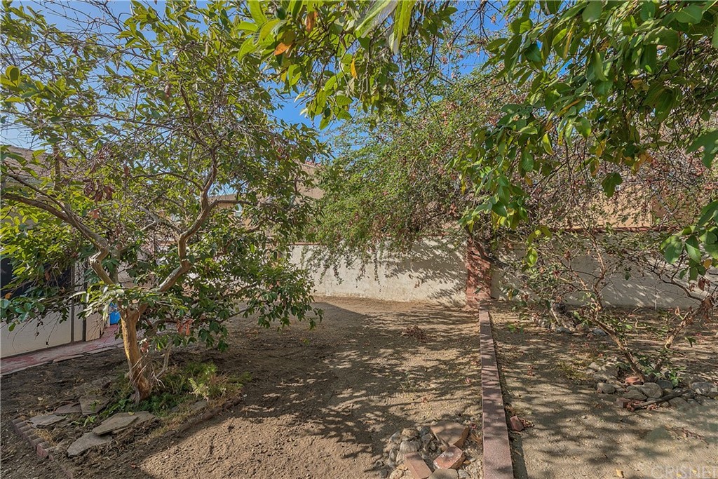 9689 Kewen Avenue Arleta, CA 91331 - Photo 25 of 28 a view of a yard with plants and trees