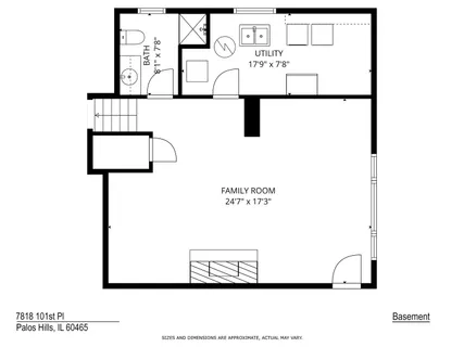 $369,900 | 7818 West 101st Place, Palos Hills, IL 60465