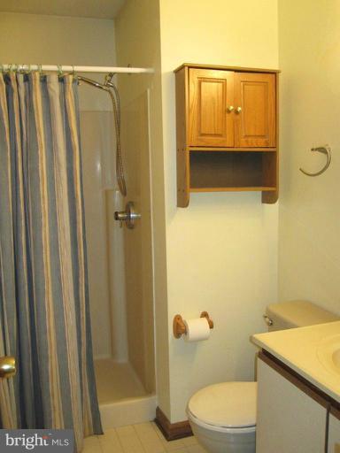 10473 Tetotum Road King George, VA 22485 - Photo 15 of 23 a bathroom with a granite countertop shower and a toilet