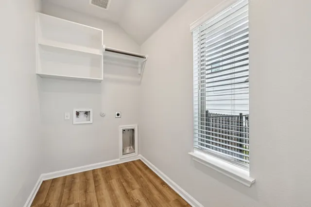 a room with a window