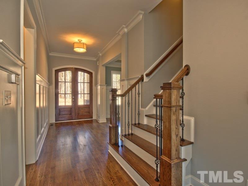 2117 Old Sorrell Road Apex, NC 27539 - Photo 2 of 25 Beautiful open layout, hardwood floors, crown molding and custom details throughout.