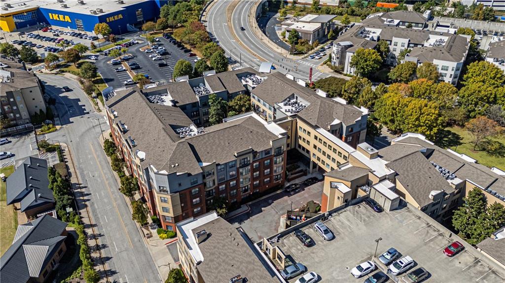 400 17th Street Northwest, Unit 2406 Atlanta, GA 30363 - Photo 12 of 16 an aerial view of a house