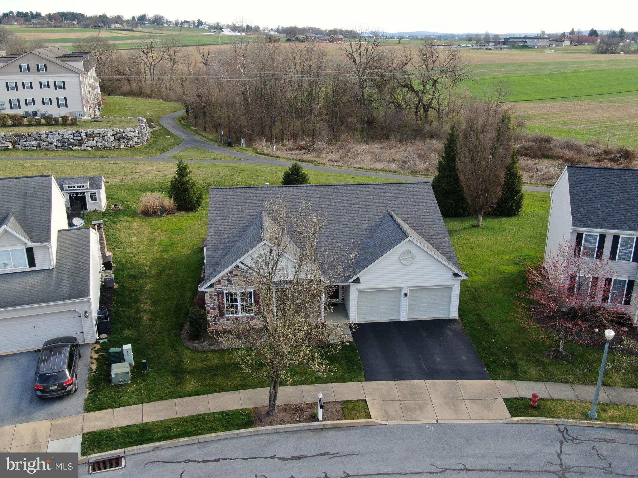 280 Cambridge Lane Lititz, PA 17543 - Photo 27 of 30 Aerial View of Front of Home