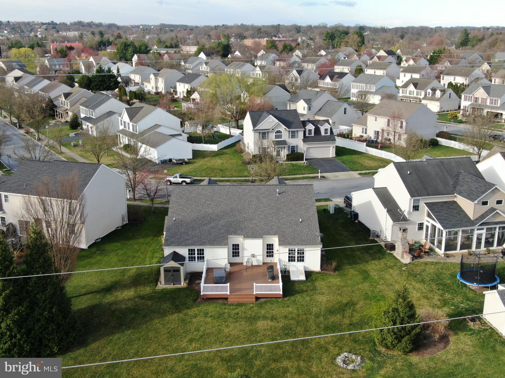 280 Cambridge Lane Lititz, PA 17543 - Photo 29 of 30 Aerial View of Rear of Home