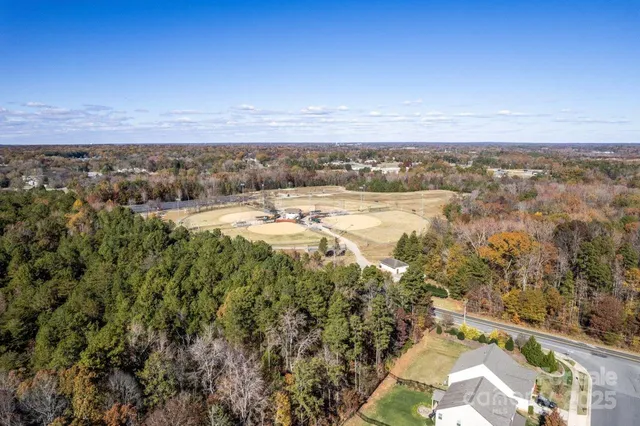 a view of a sky from a city