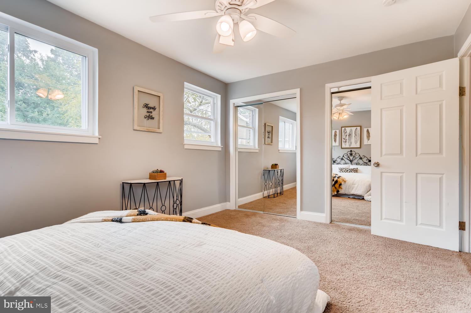 Bedroom #1 with 2 closets