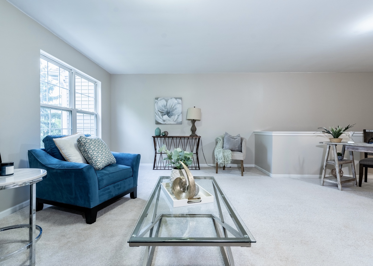 159 Springbrook Trail South Oswego, IL 60543 - Photo 13 of 32 a living room with furniture a table and a window