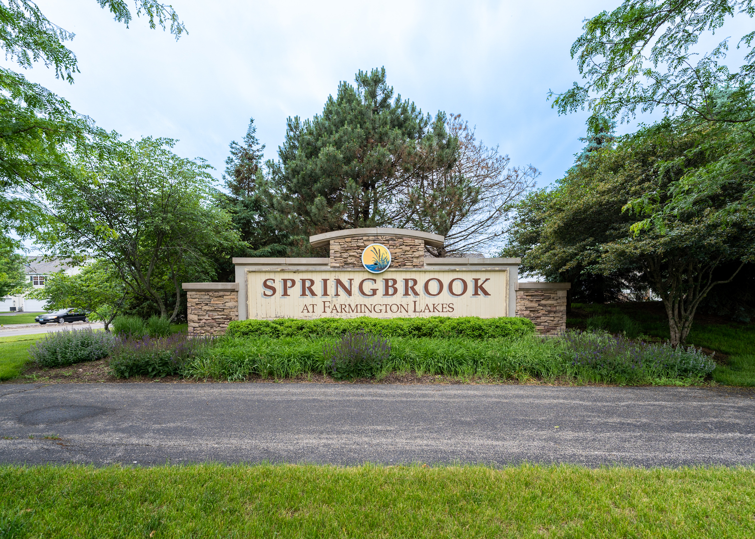 159 Springbrook Trail South Oswego, IL 60543 - Photo 7 of 32 a view of a sign board with yard