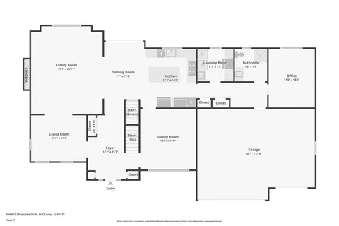 $775,000 | 40-w612 North Blue Lake Circle North, St. Charles, IL 60175