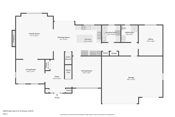 $775,000 | 40-w612 East Blue Lake Circle North, St. Charles, IL 60175