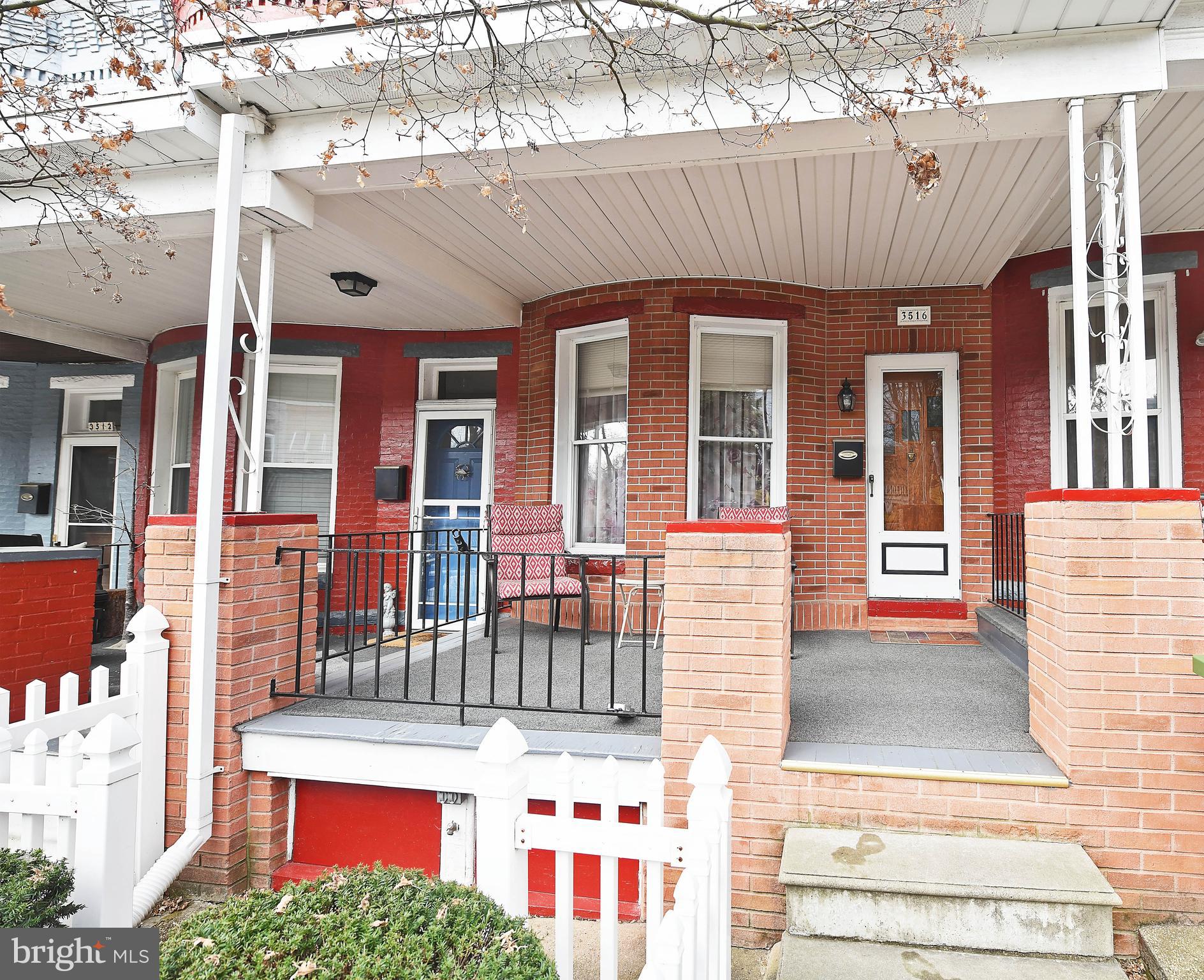 3516 Roland Avenue Baltimore, MD 21211 - Photo 4 of 23 Covered porch front warmly welcomes you!