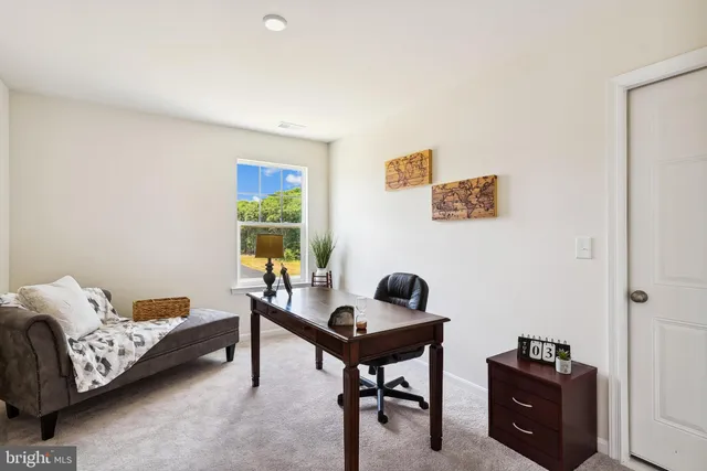 a room with furniture and a table