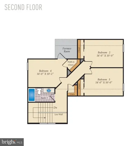 a view of a hallway with elevator